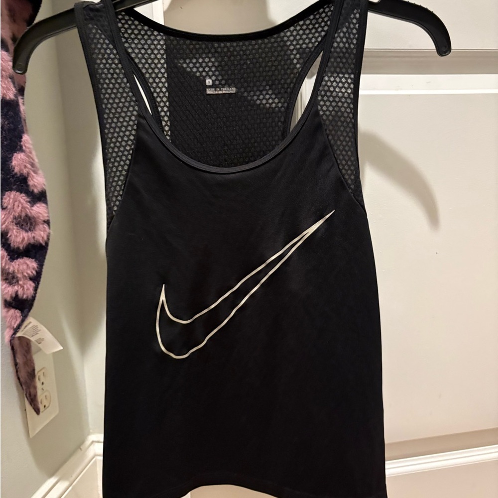 Nike Women's Black Mesh Tank Top